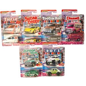 NWT Matchbox - 6 Cars - Candy Series